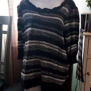 Notations Size 1X Sweater